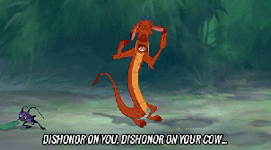 Dishonor on you